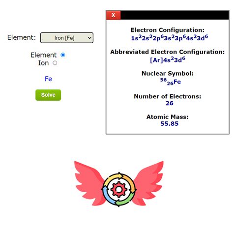 electron configuration calculator